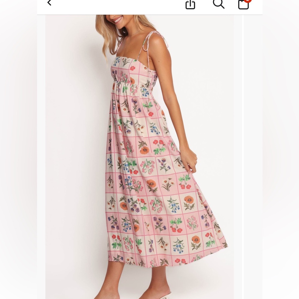 Floral Pink Maxi Skirt